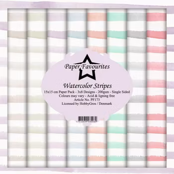 Paper Favourites Paper Pack "Watercolor Stripes"