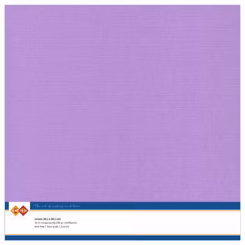 Card Deco Essentials Linen cardstock Lilac