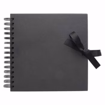 Papermania 8 x 8 Inch Scrapbook Black