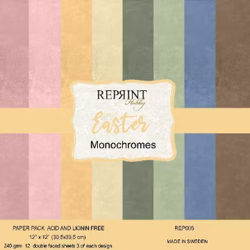 Paperpack Reprint - Hello Easter Monochromes - 12x12
