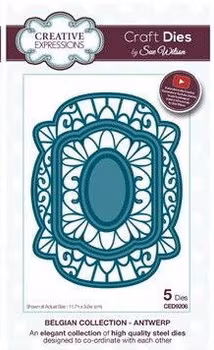 Creative Expressions Craft Dies by Sue Wilson - Belgian Collection - Antwerp