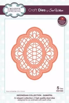 Creative Expressions Craft Dies by Sue Wilson - Indonesian Collection - Sumatra