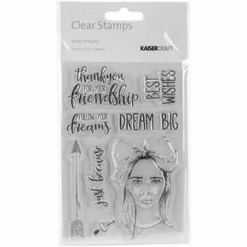 Kaisercraft Clearstamps - Boho Dreams