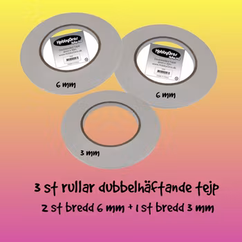 Dubbelhäftande tejp paket