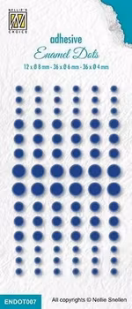 Nellie Snellen Enamel Dots "Blue"