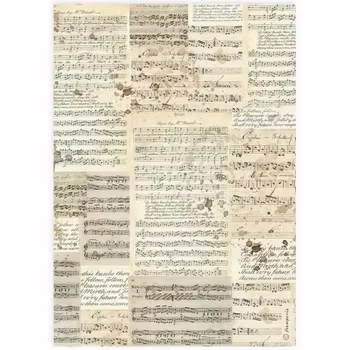 Stamperia Music A4 Rice Paper