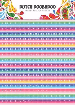Dutch Doobadoo - Alfabetsstickers