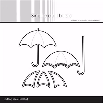 Simple and Basic die "Umbrella"