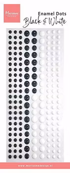 Marianne Design Enamel Dots "black & white"