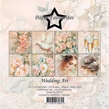 Paper Favourites - Wedding Art Paperpack 6' x 6'