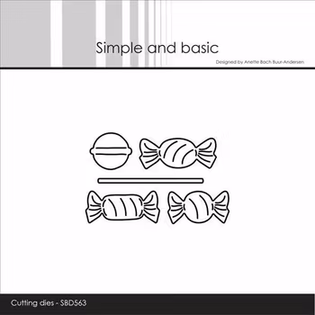 Simple and Basic die "Lollipop and sweets"