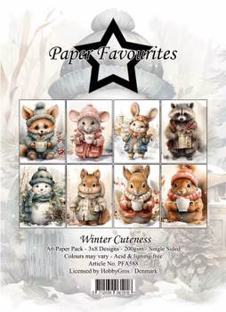 Paper Favourites Paper Pack "Winter Cuteness" A6