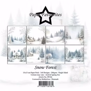 Paper Favourites - Snow Forest Paperpack 6' x 6'