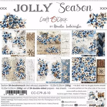 Craft O'Clock Paper Pack "Jolly Season" - 6 x 6