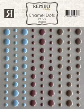 Adhesive Enamel Dots Deck the halls