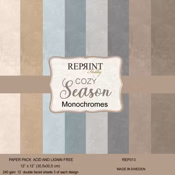 Paperpack Reprint - Cozy Season Monochromes - 12x12