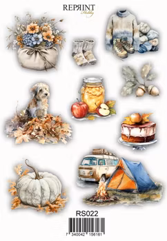 Stickers Reprint - Cozy Season - 11x16 cm