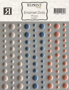 Adhesive Enamel Dots Cozy Season