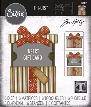 Thinlits Die by Tim Holtz Gift Card Package