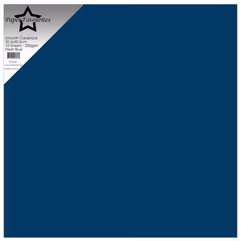 Paper Favourites Smooth Cardstock "Fresh Blue"