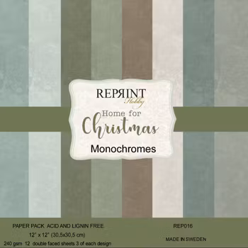 Reprint - Home for Christmas Monochromes Paperpack - 12x12