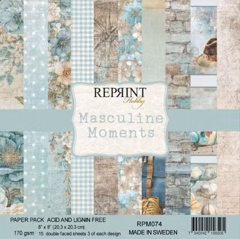 Reprint - Masculine Moments Collection Paperpack - 8x8