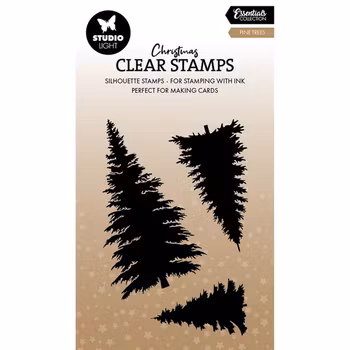 Studio Light Pine Tree Christmas Clearstamp