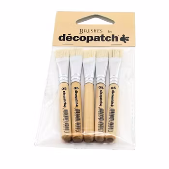 Decopatc svinborstpenslar set - 5-pack