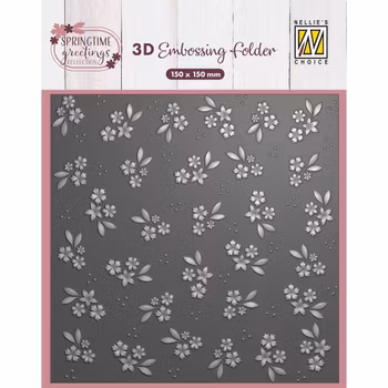 Nellie Snellen 3D Embossing Folder Spring Flowers