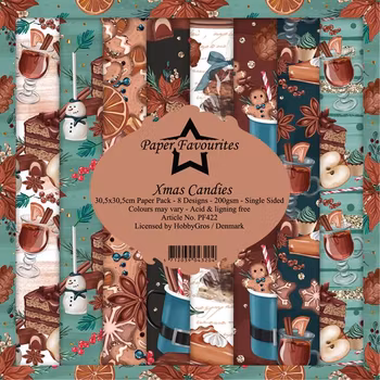 Paper Favourites Paper Pack "Xmas Candies" 12 x 12