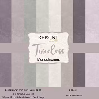 Reprint - Timeless Monochromes Paperpack- 12x12