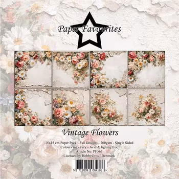 Paper Favourites Paper Pack "Vintage Flowers" 6x6