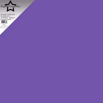 Paper Favourites Smooth Cardstock "Eternal Purple"