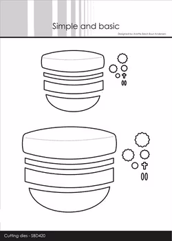 Simple and Basic die "Student Cap - From front"