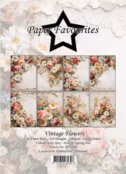 Paper Favourites Paper Pack "Vintage Flowers" A6