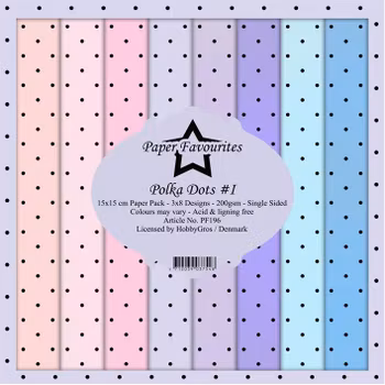 Paper Favourites - Polka Dots #1 Paperpack 6' x 6