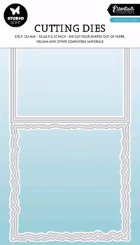 Studio Light Dies "Torn Edge Cardshape Square"