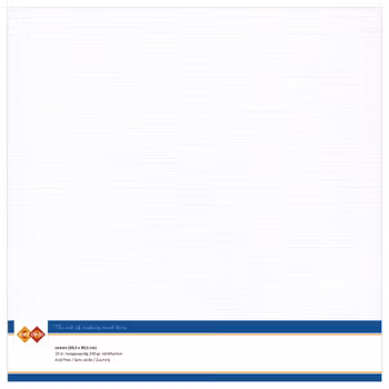 Card Deco Essentials Linen cardstock White