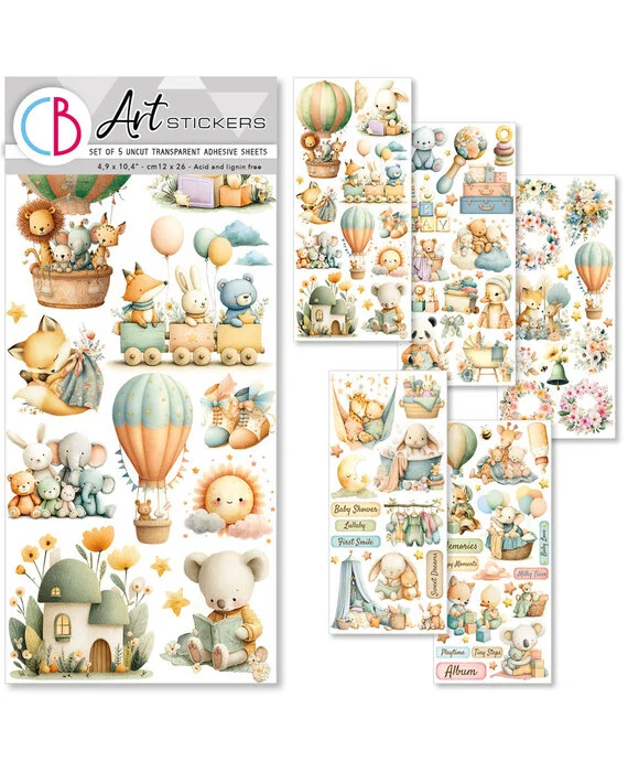 Ciao Bella Lunibloom Transparent Adhesive Sheets (5pcs)