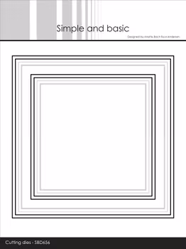 Simple and Basic dies "Square frames with elegant edges"