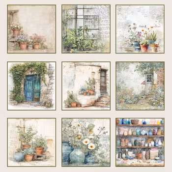 Reprint - The Pottery, Tags Klippark - 12x12 (30,5 x 30,5 cm)