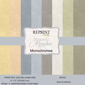 Reprint - Summer Meadow Monochromes Paperpack- 12x12