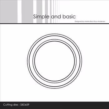 Simple and Basic dies "Round windows with pierced edge"