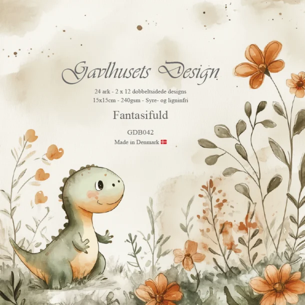 Gavlhusets Design - Block 6'' - Blok 6'' - Fantasifuld