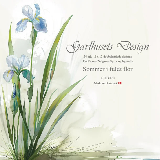 Gavlhusets Design - Block 6'' - Blok 6'' -  Sommer i fuldt flor