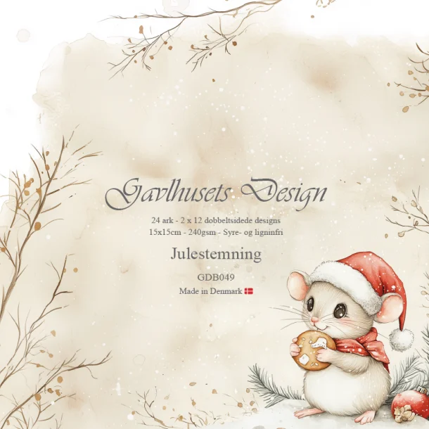 Gavlhusets Design - Block 6'' - Julestemning