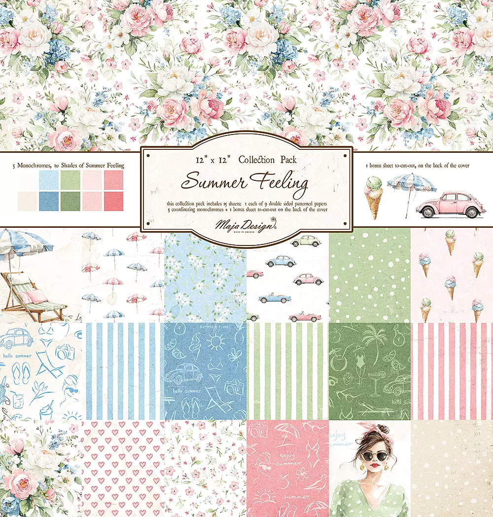 Maja Design Summer Feeling - 12x12" Collection pack
