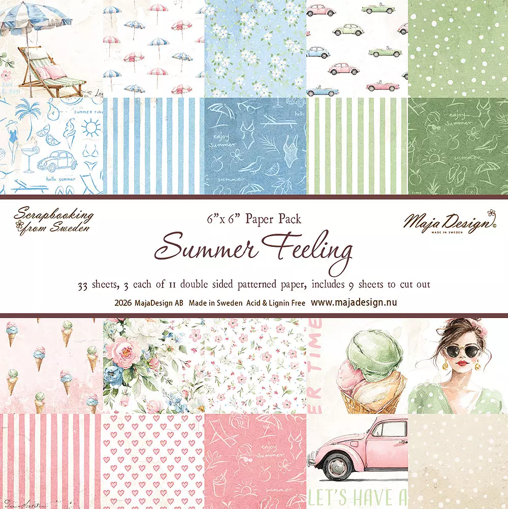 Maja Design Summer Feeling - 6x6" Collection pack