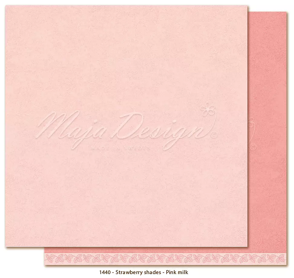 Maja Design - Mono - Strawberry - Pink milk