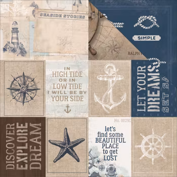 Kaisercraft - High Tide Collection - Set Sail